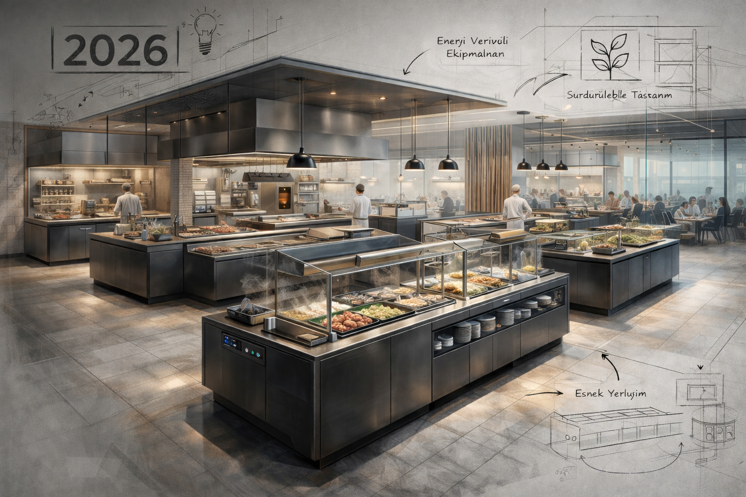 2026 Horeca Trendleri: Mutfak Tasarımında Yeni Yaklaşımlar