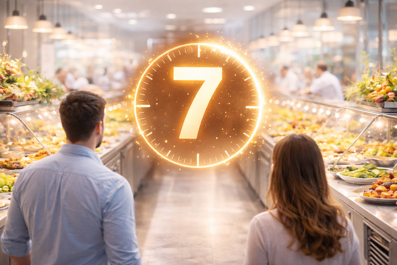 Bir Açık Büfede İlk 7 Saniyede Ne Olur?