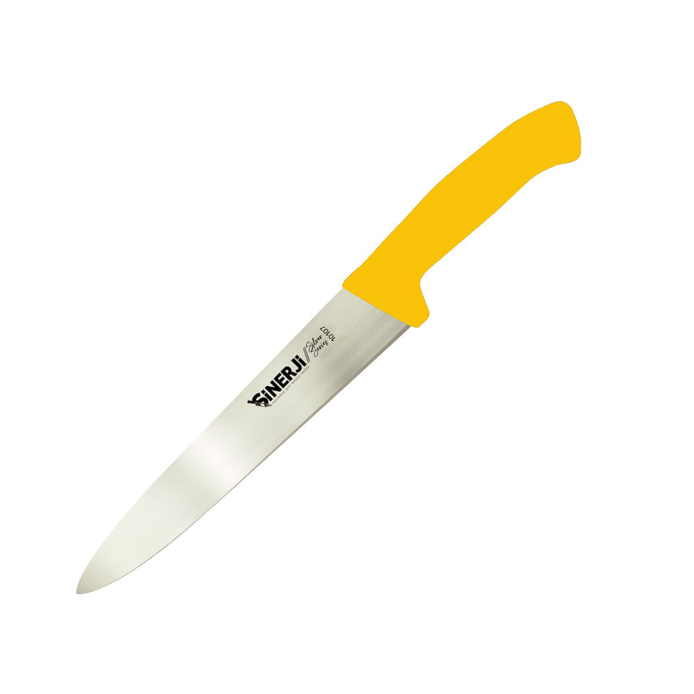 SİNERJİ SILVER 18 CM DİLİMLEME BIÇAĞI SARI
