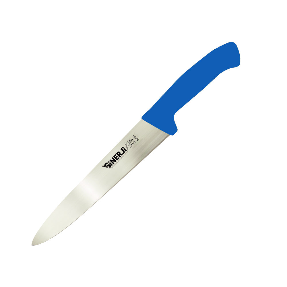 SİNERJİ SILVER 18 CM DİLİMLEME BIÇAĞI MAVİ