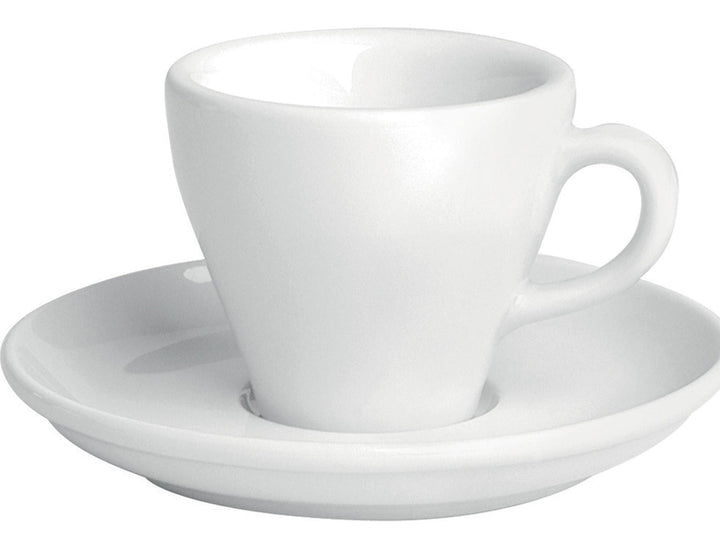 PORLAND BELLA WHITE COFFEE CUP WITH SAUCER 85CC