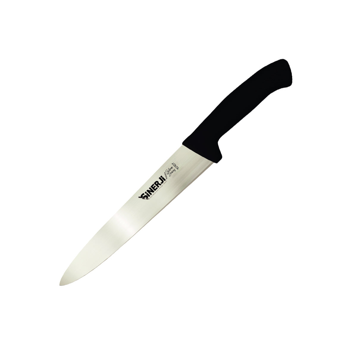 SİNERJİ SILVER 18 CM DİLİMLEME BIÇAĞI SİYAH