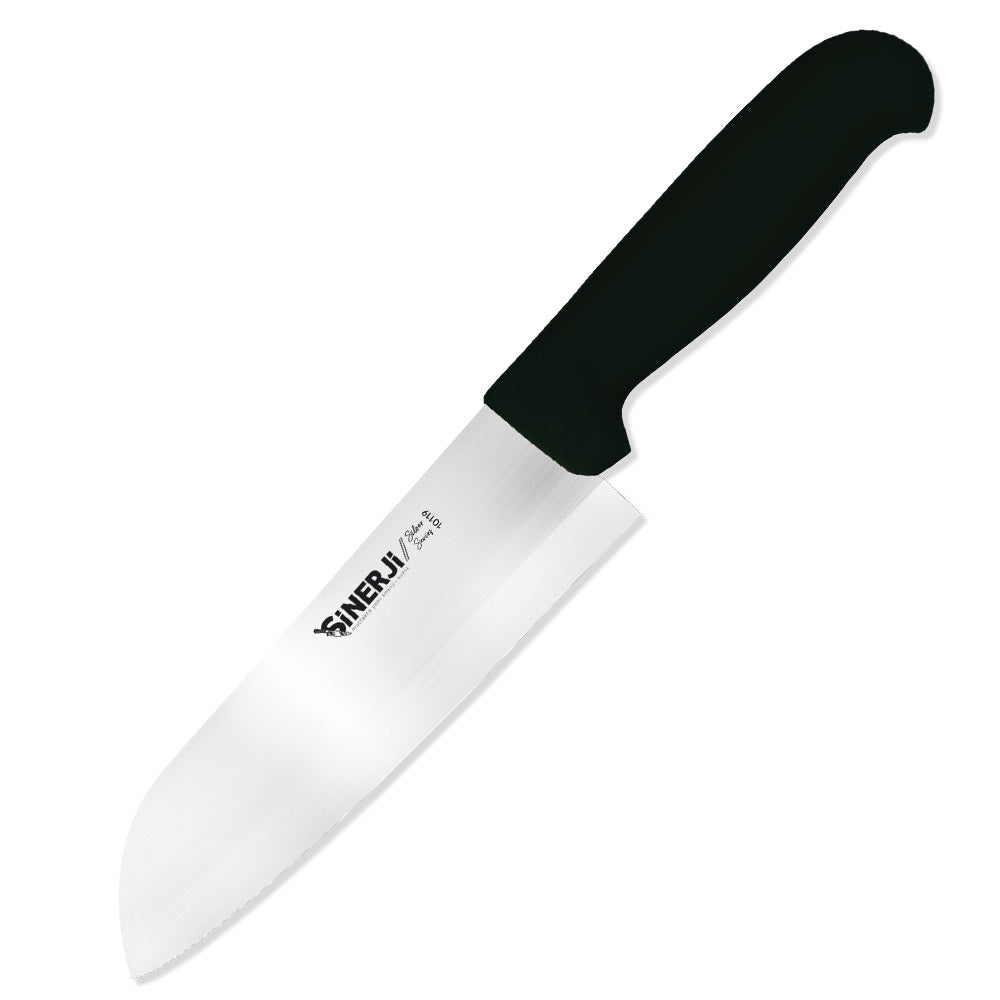 SİNERJİ SILVER SANTOKU ŞEF BIÇAĞI SİYAH