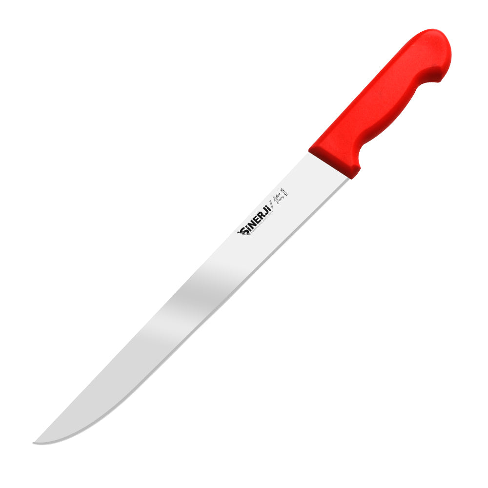 SİNERJİ SILVER 30 CM ET AÇMA BIÇAĞI KIRMIZI