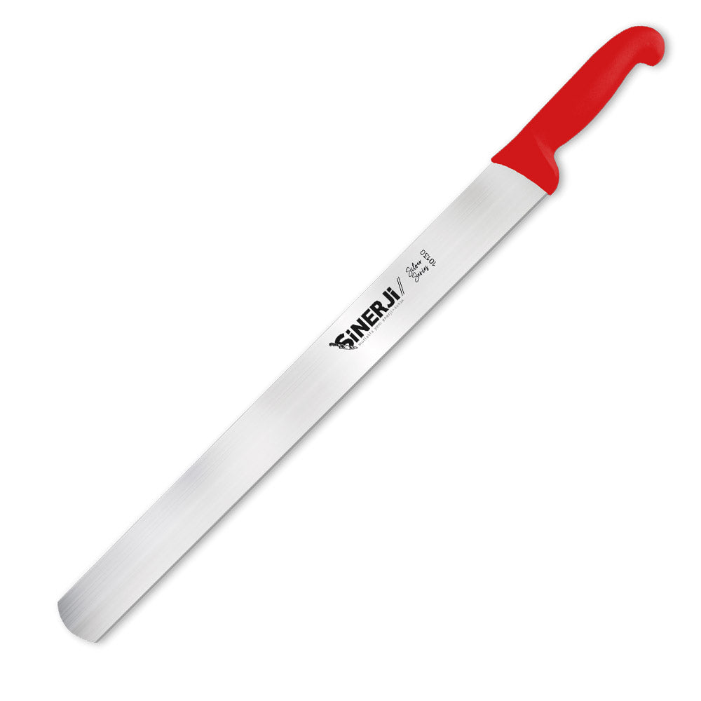 SİNERJİ SILVER 50 CM DÖNER BIÇAĞI KIRMIZI