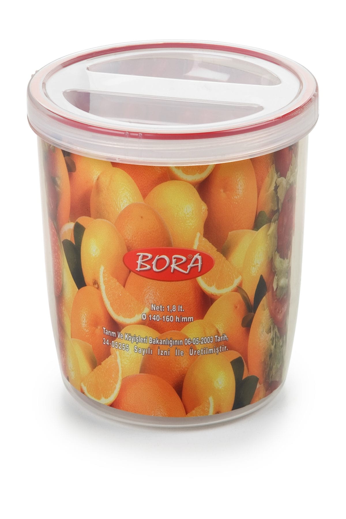 Contalı Vidalı Saklama Kabı 1800ML NO:12