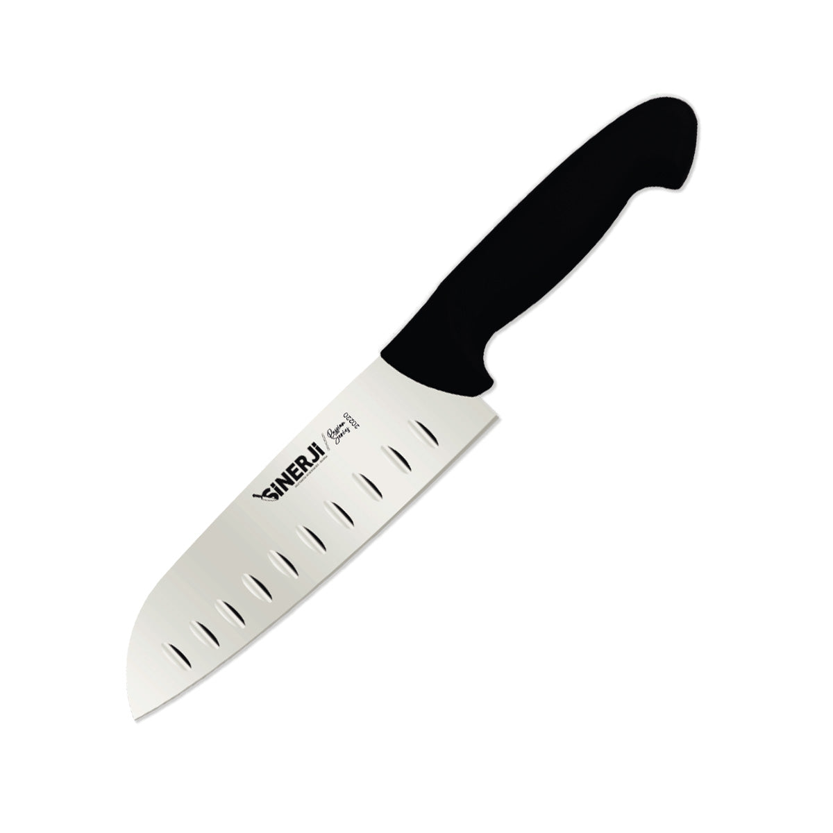 SNR PASSION SANTOKU OLUKLU ŞEF BIÇAĞI SİYAH