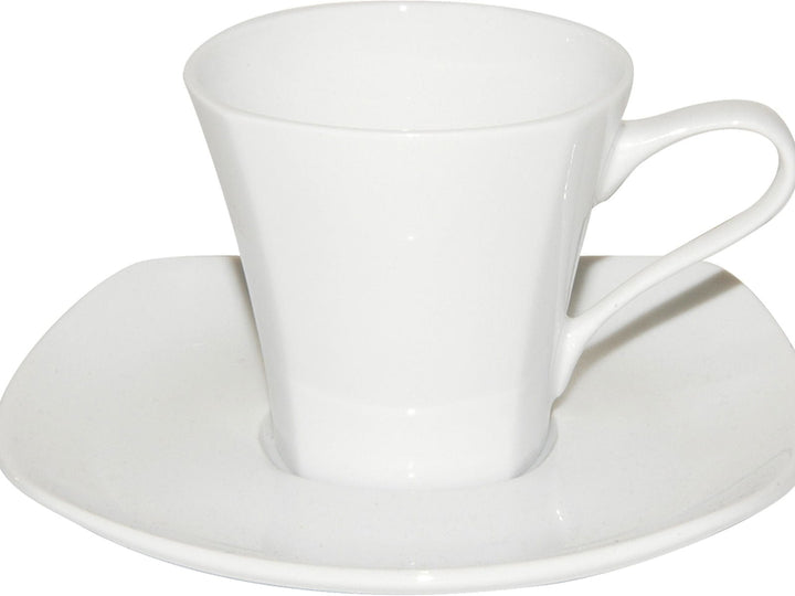 PORLAND SQUARE BEYAZ KAHVE FİNCANI 80CC