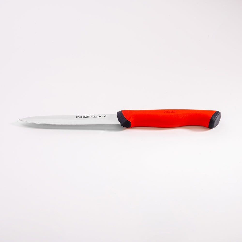 PRG DUO SEBZE BIÇAĞI SİVRİ 12 CM KIRMIZI