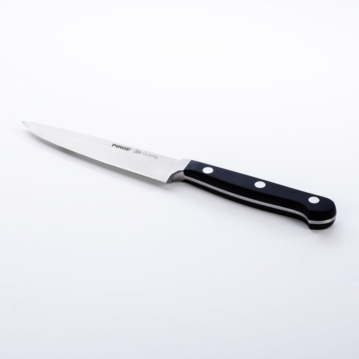 PRG CLASSIC GENİŞ STEAK BIÇAĞI 13 CM SİYAH