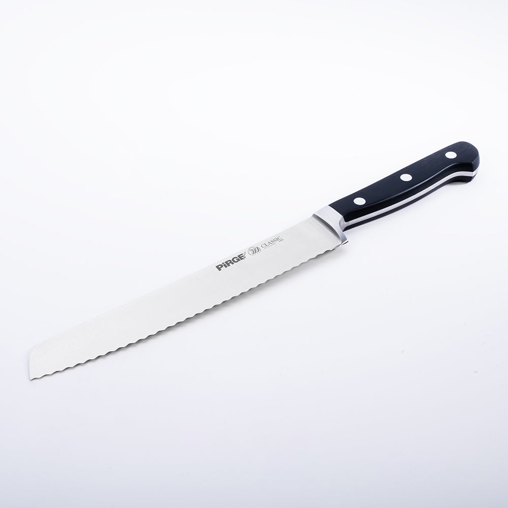 PRG CLASSIC EKMEK BIÇAĞI DİŞLİ 22 CM SİYAH