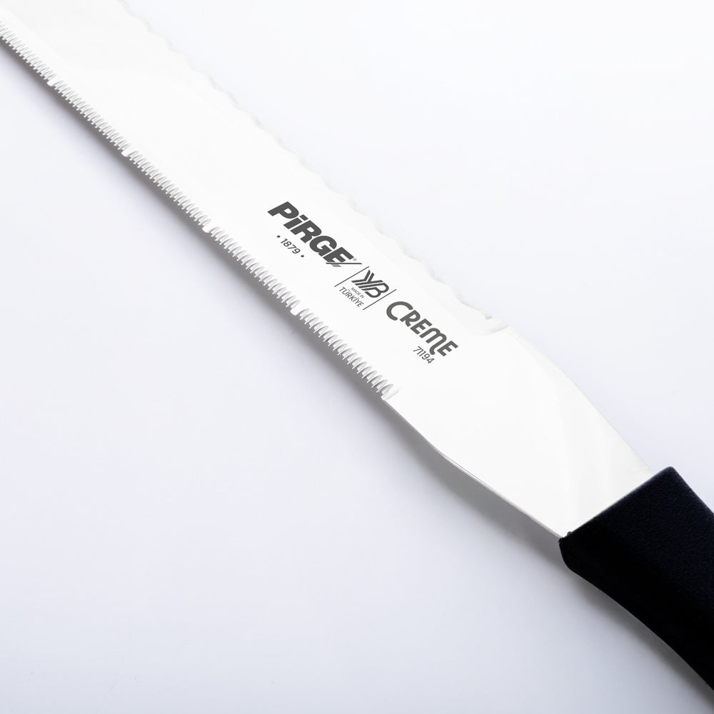 PRG CREME PASTA BIÇAĞI ÇİFT DİŞLİ 30 CM BEYAZ