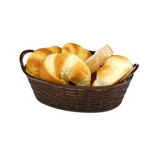 Hasır Desenli Ekmek Sepeti Oval 28 CM