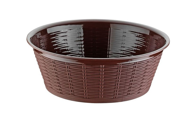 Hasır Desenli Ekmek Sepeti Yuvarlak 23,5 CM