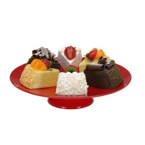 Gastronomi Teşhir Tepsisi Ayaklı Yuvarlak 25 Cm PC