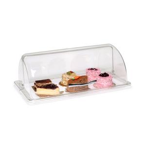 Açılır Kapaklı Fanus Köşeli Takım Sığ Tepsili PC