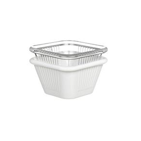 Pc Kare Sosluk 55*55*32H/mm ŞEFFAF 6'LI