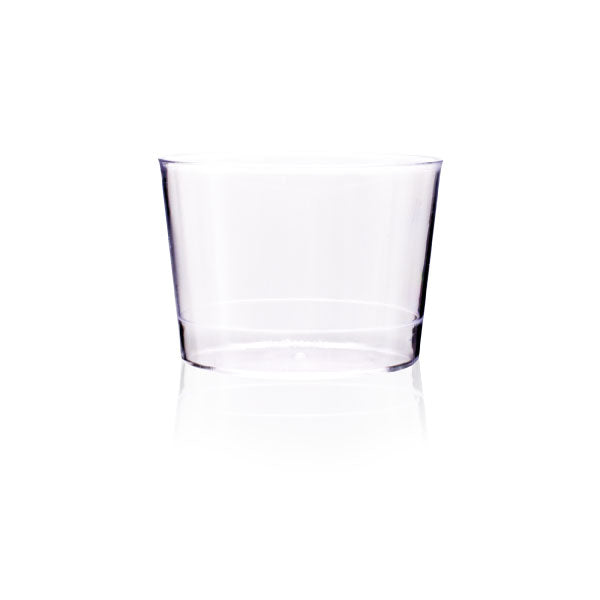RUB SİLİNDİR KAP 180 ML PS ŞEFFAF
