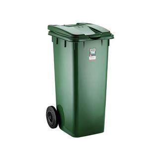 Çöp Kovası 120LT- YEŞİL/SİYAH
