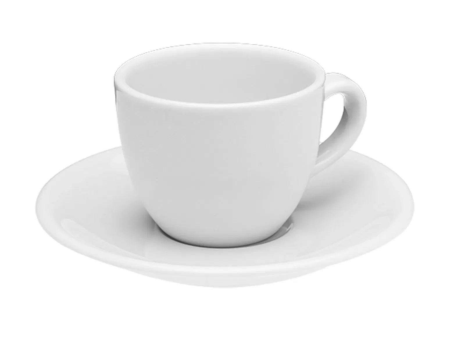 PORLAND SOLEY WHITE COFFEE CUP WITH SAUCER