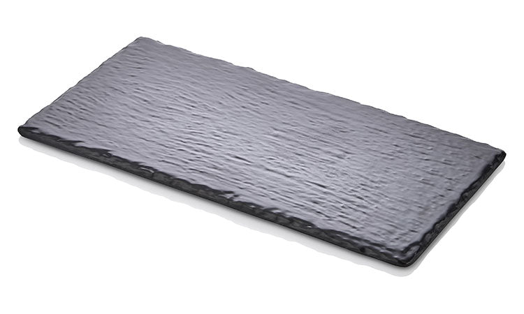 ATL AYAKLI KAYA YÜZEY SUNUM SİYAH 32X16 CM