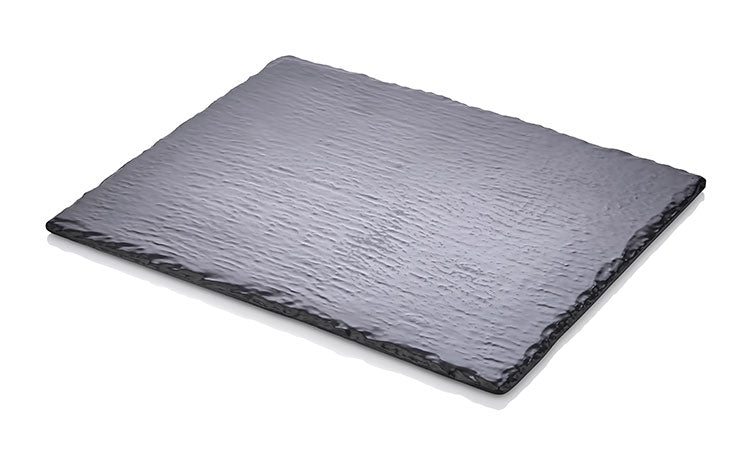 ATL AYAKLI KAYA YÜZEY SUNUM SİYAH 32X26 CM