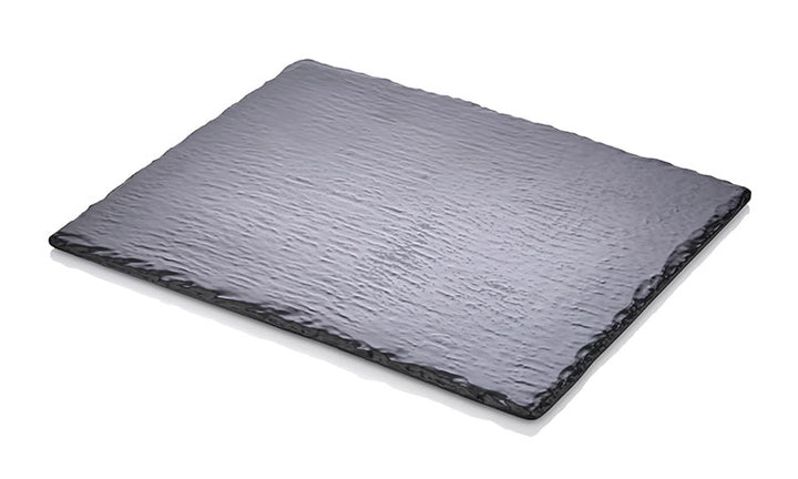 ATL AYAKLI KAYA YÜZEY SUNUM SİYAH 32X26 CM