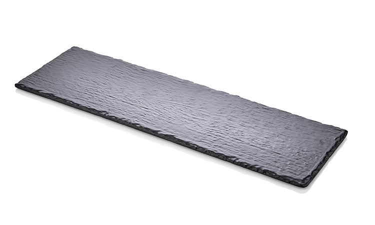 ATL AYAKLI KAYA YÜZEY SUNUM SİYAH 53X16 CM