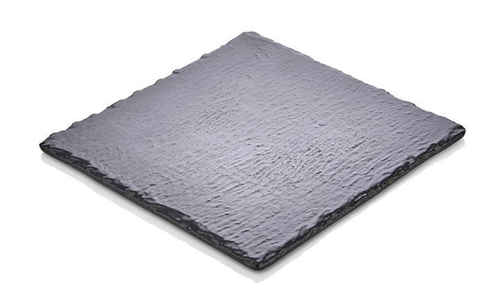 ATL AYAKLI KAYA YÜZEY SUNUM SİYAH 25X25 CM