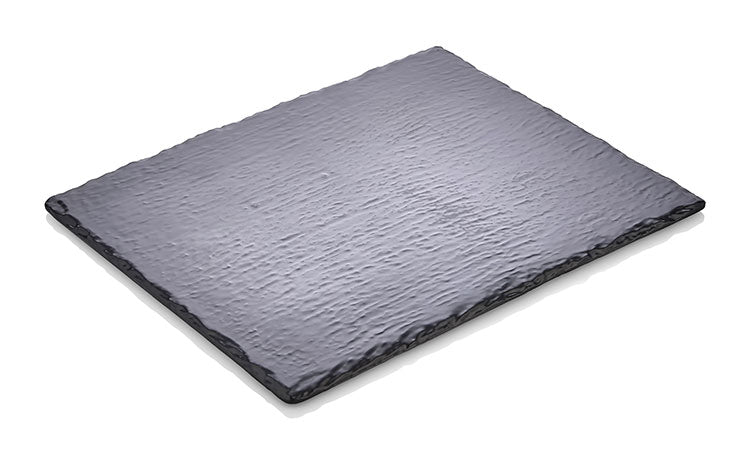 ATL AYAKLI KAYA YÜZEY SUNUM SİYAH 30X30 CM