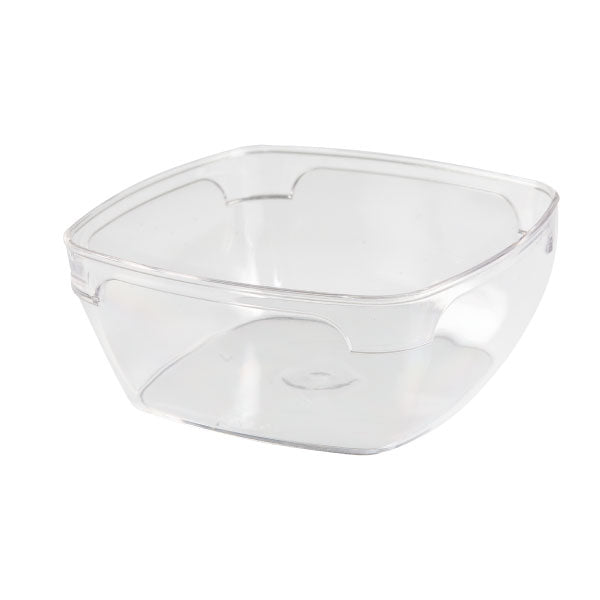 RUB KRİSTAL KARE KASE 300 ML PS ŞEFFAF