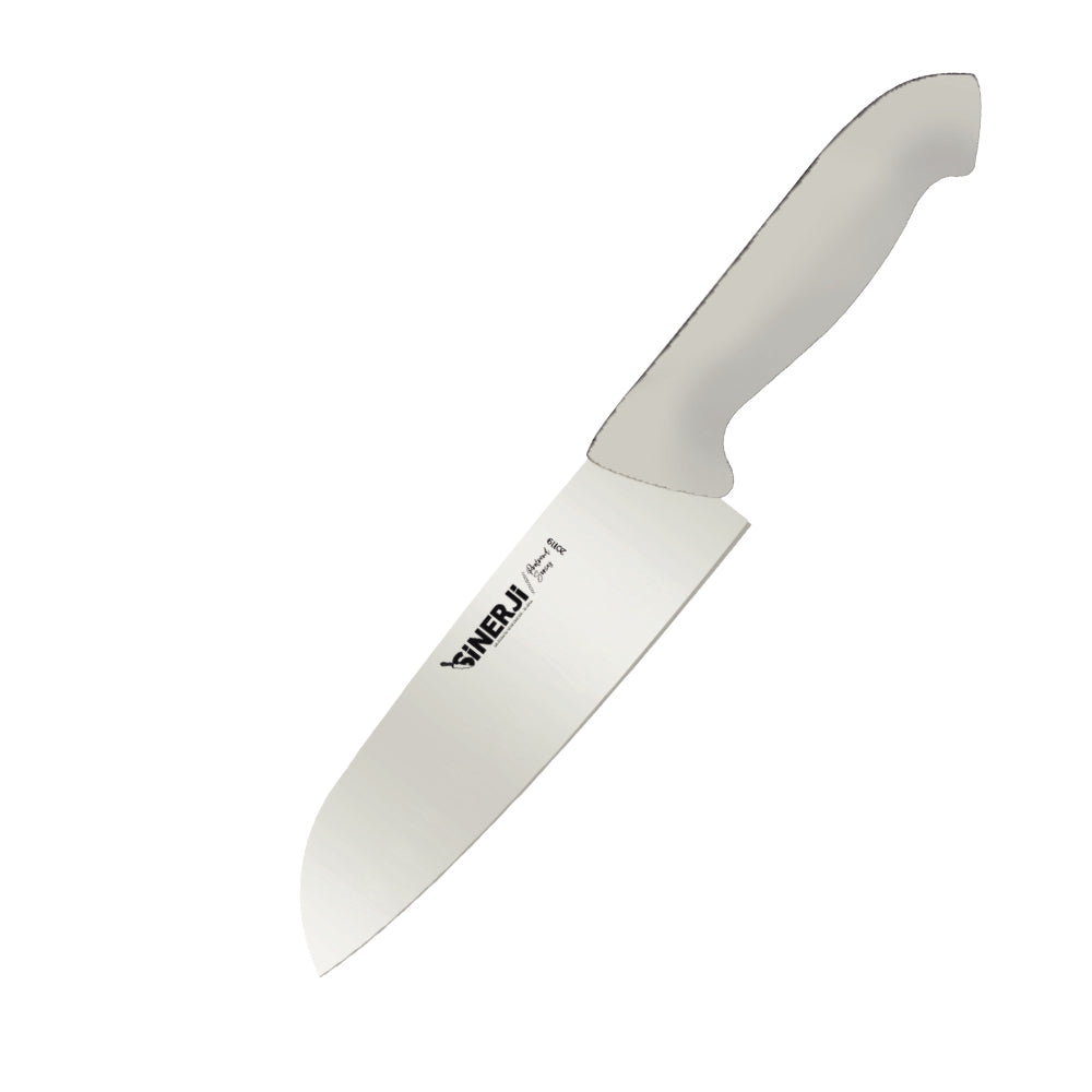 SİNERJİ PROTREND SANTOKU ŞEF BIÇAĞI BEYAZ 18 CM