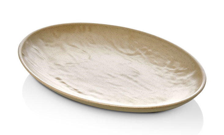 FORMEL MAT KAYIK TABAK BEJ 47X36 CM