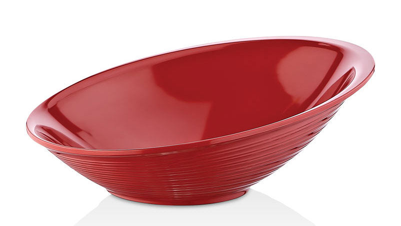 FORMEL ELİPS KASE 38X31 CM KIRMIZI