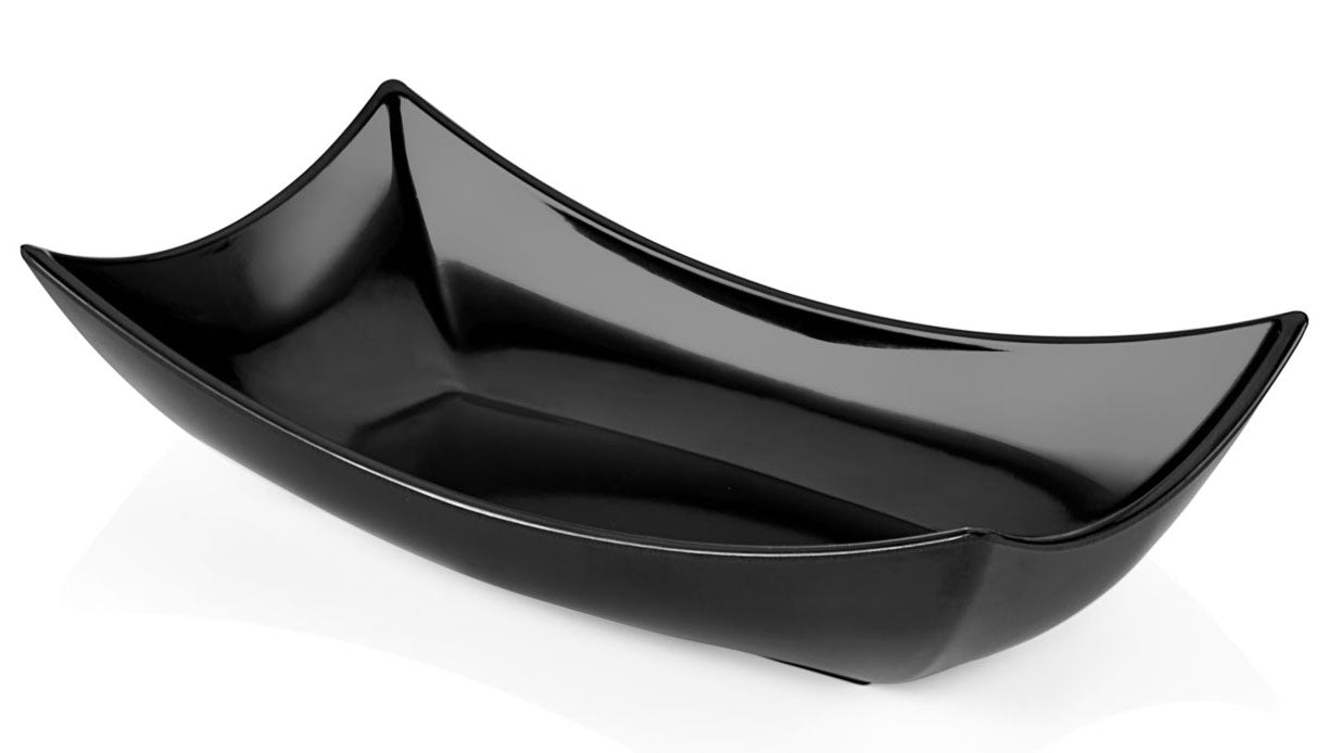 FORMEL TEŞHİR KAYIK TABAK 47X26 CM H:11CM SİYAH