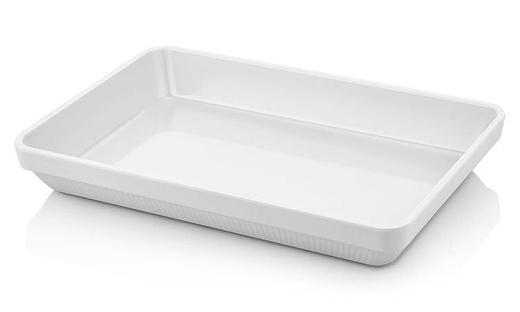 ATL DİKD. ZEYTİNYAĞLI SUNUM BEYAZ 39,5*26CM-H.5 CM