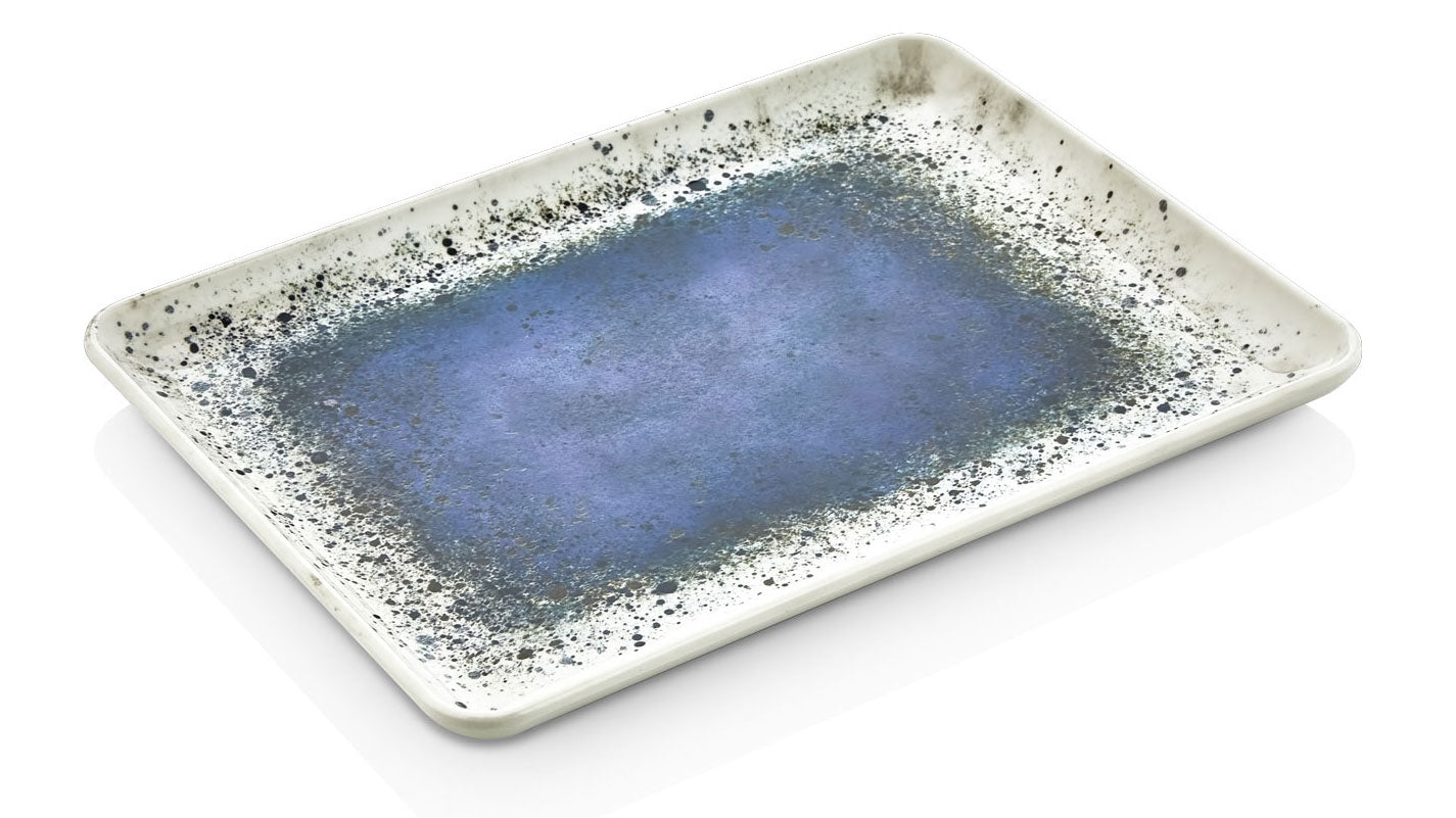 FORMEL DESENLİ ELEGANT TABAK 17,5X24 CM