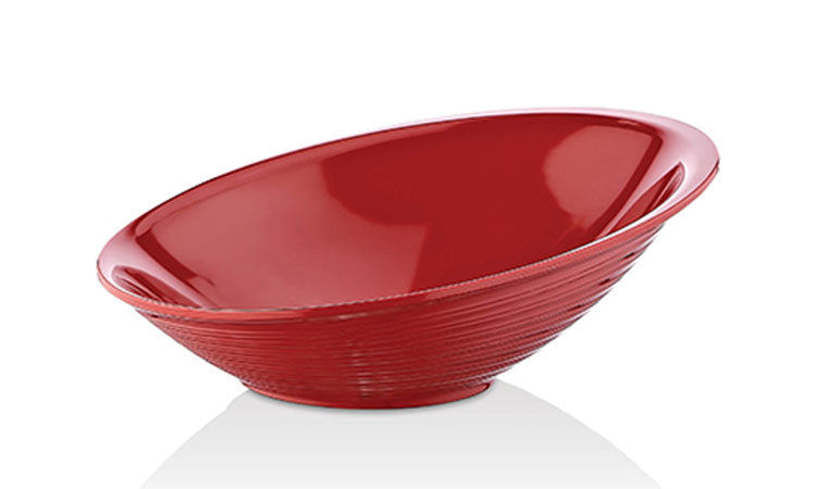 ATL ELİPS KASE KIRMIZI 38*31 CM-H.13 CM