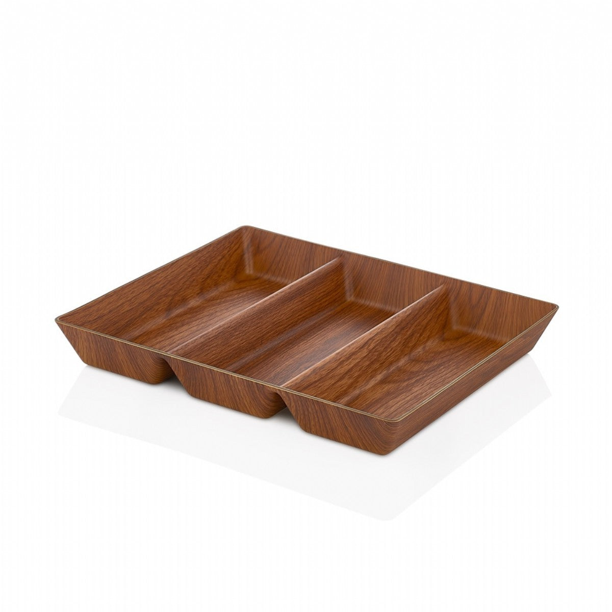EVELİN 3 COMPARTMENT LARGE DEEP PLATE 28X31X4,5 CM