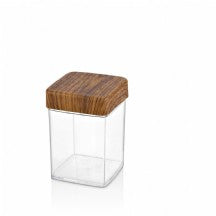 EVELİN  817 KARE KAVANOZ 8,5X8,5X12,5 CM
