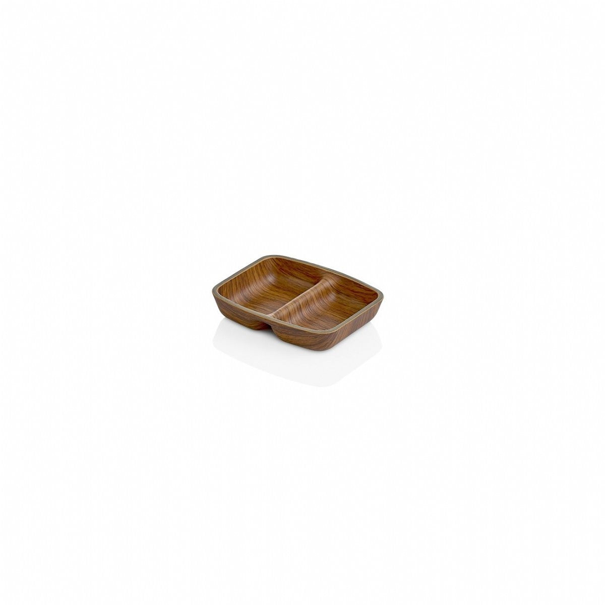 EVELİN DİKDÖRTGEN 2 BÖLMELİ SOSLUK 7,2X8,6X1,8 CM