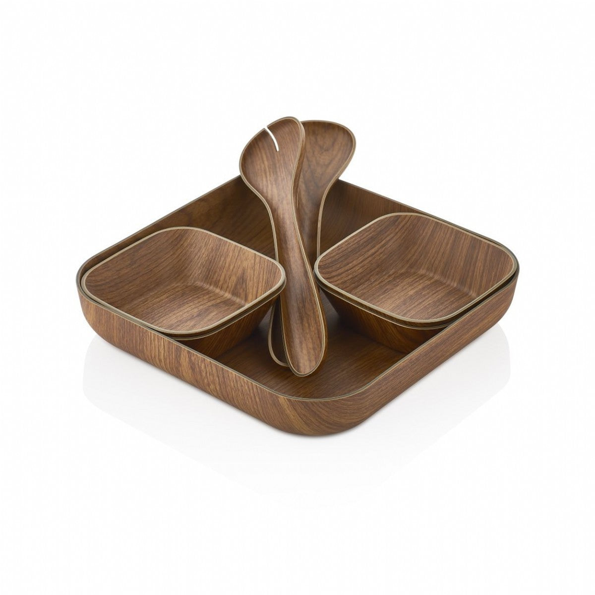 EVELİN ŞEF KOMPLE SALATA SETİ 29X29X5,5 CM