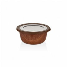 EVELİN MEDUIM YUVARLAK SAKLAMA KABI 20,5X20,5X9 CM