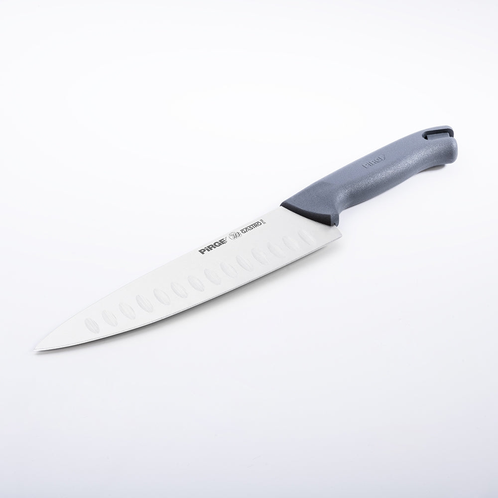 PRG GASTRO ŞEF BIÇAĞI OLUKLU 21 CM GRİ