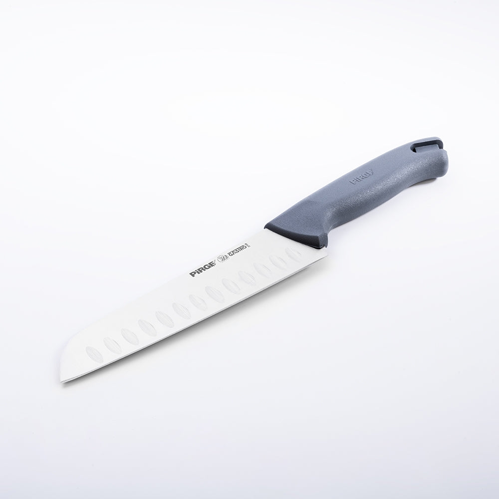 PRG GASTRO SANTOKU BIÇAĞI OLUKLU 17 CM GRİ