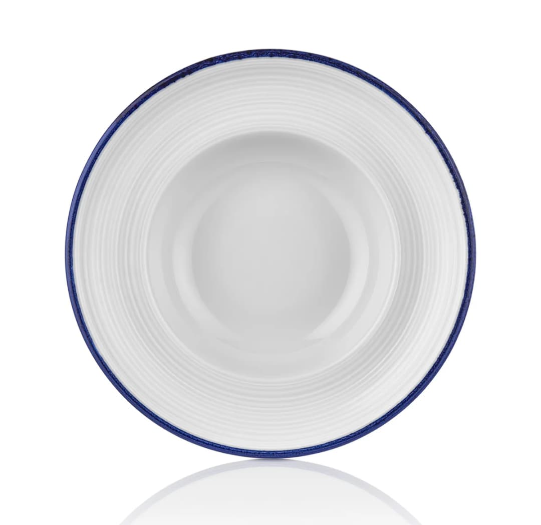 Helix Navy Blue Zest Çukur Tabak 25 cm 400 cc