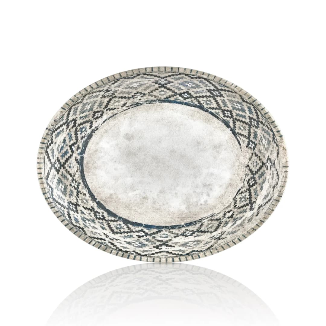 Rug Zest 36 cm Oval Tabak 36*28 cm