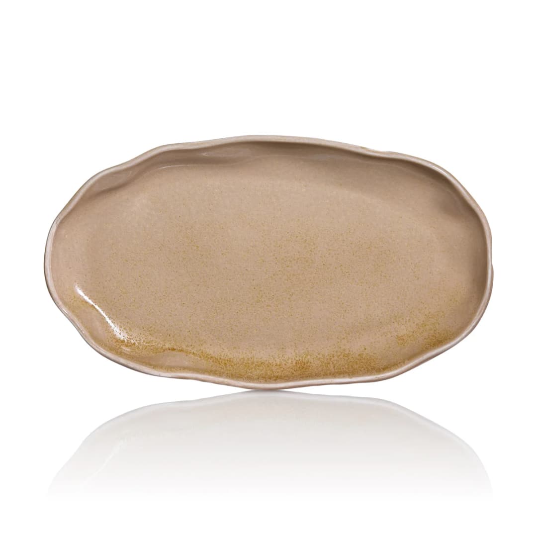 Amorf Clay 19 cm Oval Tabak 19*11,5 cm