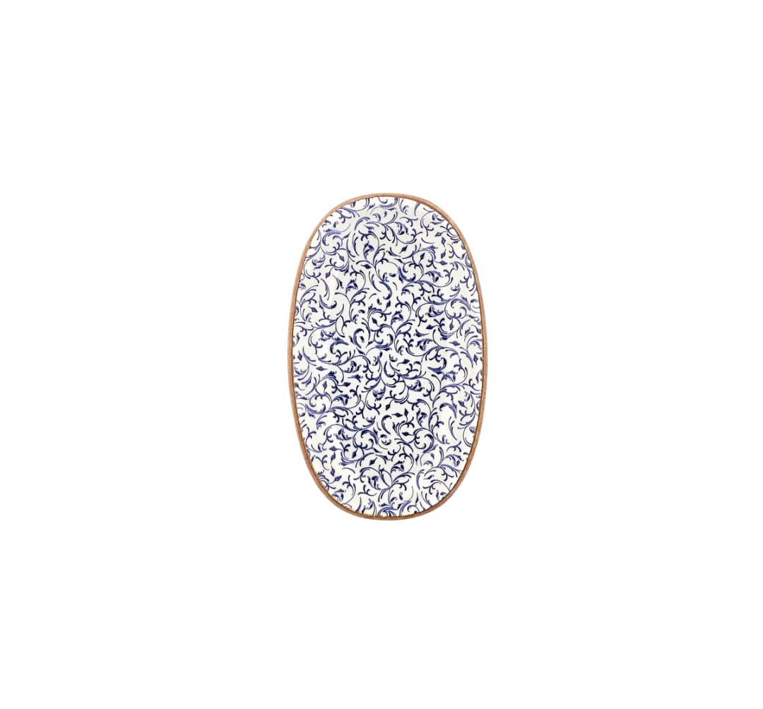Edera Zest 29 cm Oval Tabak 29*17,5 cm
