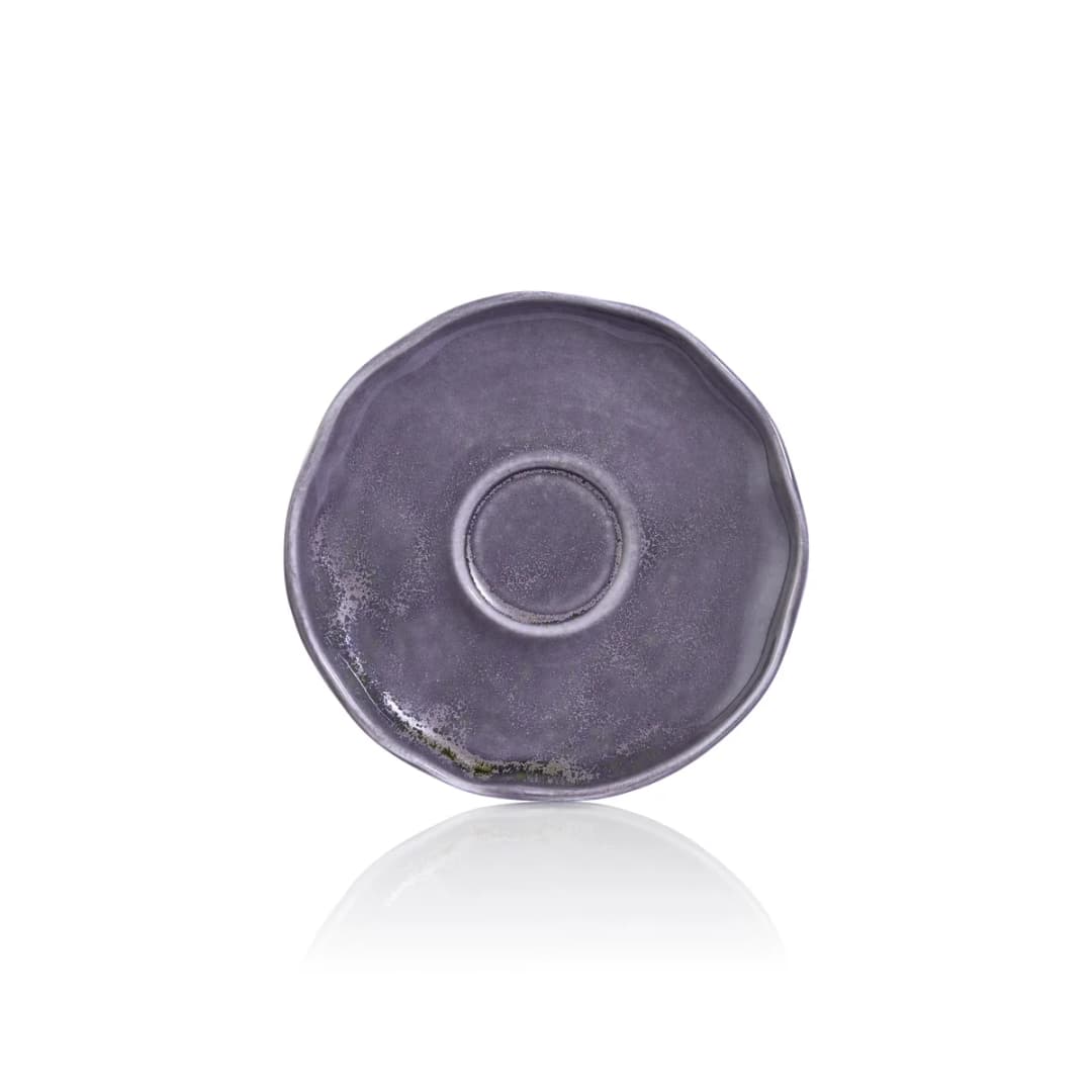 Amorf Viola Çay Fincan Tabağı 16 cm